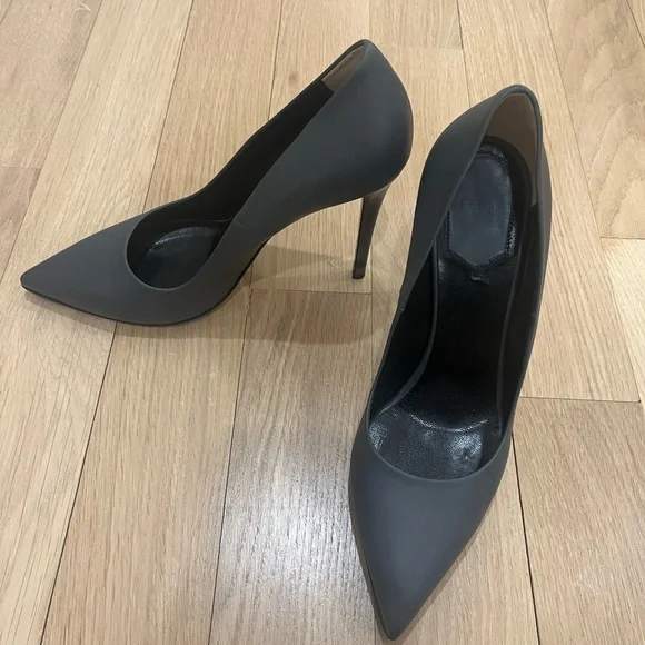 ✨Fendi Gray Stillettos✨ - Picture 2 of 8